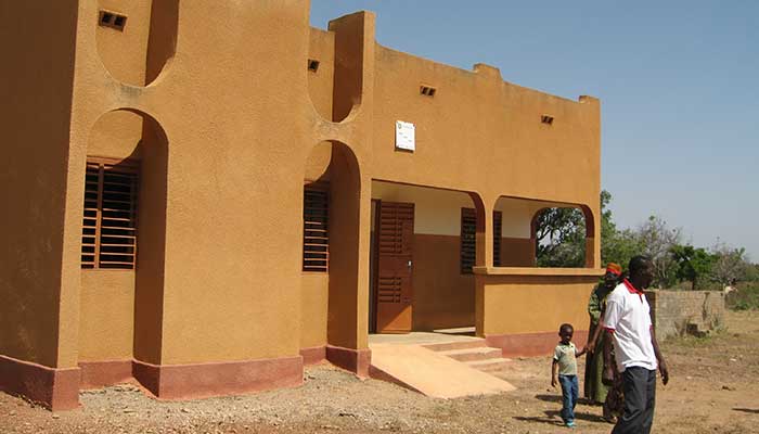 Un centre de santé au Burkina Faso
