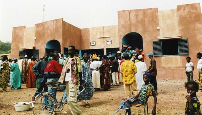 Dispensaire au Mali, dans la ville de Kalana